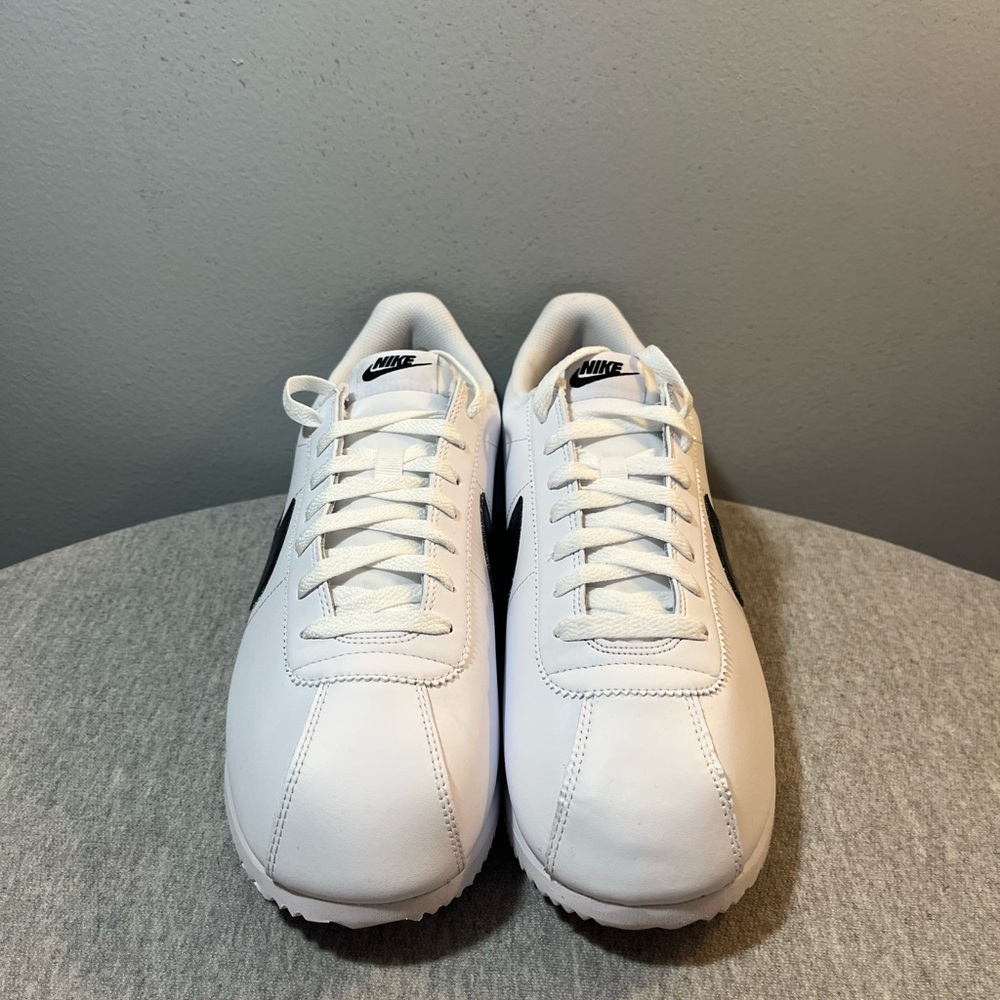 Nike Cortez White Black Sneaker Men's Shoe Size 12 DM4044-105​ - Picture 3 of 10